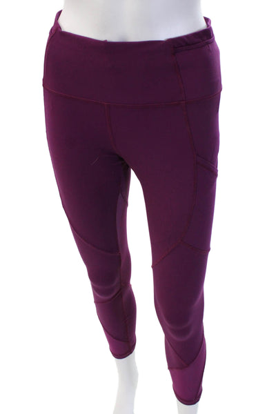 Lululemon Womens Purple Cropped Leggings Size 2