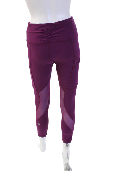 Lululemon Womens Purple Cropped Leggings Size 2