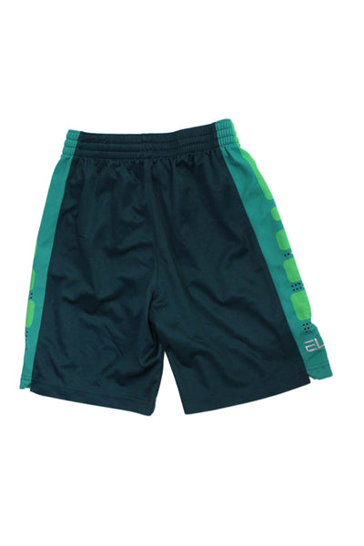 Nike Childrens Boys Basketball Shorts Blue Green Size Medium