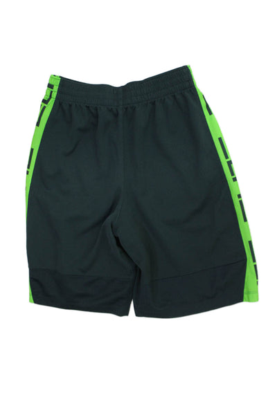 Nike Childrens Boys Pull On Basketball Shorts Green Size Large