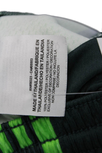 Nike Childrens Boys Pull On Basketball Shorts Green Size Large