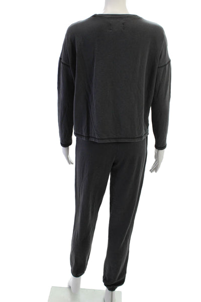Madewell Women Simple Gray Modal Blend Sweats Size 2XS