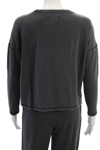 Madewell Women Simple Gray Modal Blend Sweats Size 2XS