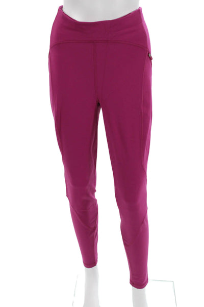 Lululemon Womens Purple Ankle Leggings Zip Size 12