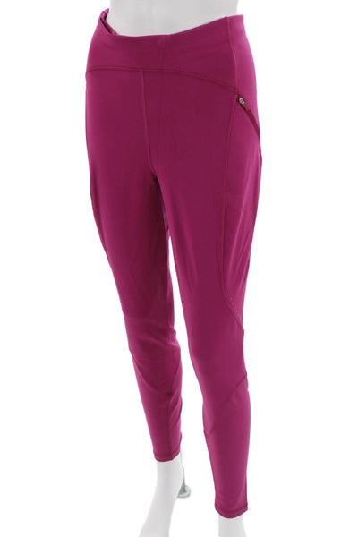 Lululemon Womens Purple Ankle Leggings Zip Size 12