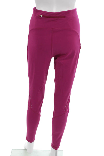 Lululemon Womens Purple Ankle Leggings Zip Size 12