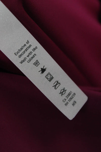 Lululemon Womens Purple Ankle Leggings Zip Size 12