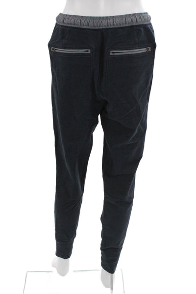 Lululemon Mens Dark Blue Joggers Drawstring Cotton Spandex Size 6