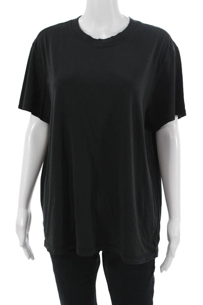 Lululemon Mens Black Short Sleeve T-Shirt Polyester Big & Tall Size 8