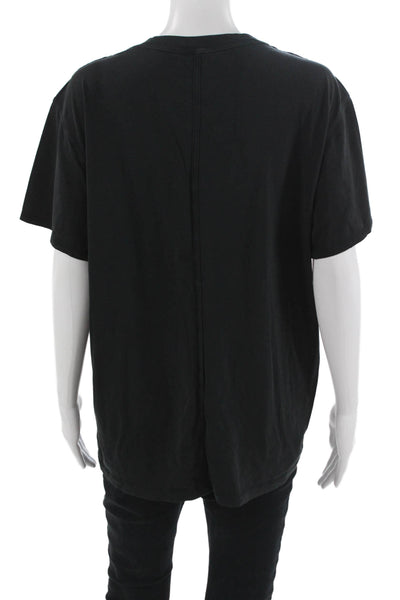 Lululemon Mens Black Short Sleeve T-Shirt Polyester Big & Tall Size 8