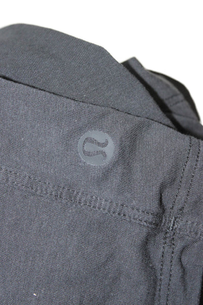 Lululemon Mens Black Short Sleeve T-Shirt Polyester Big & Tall Size 8