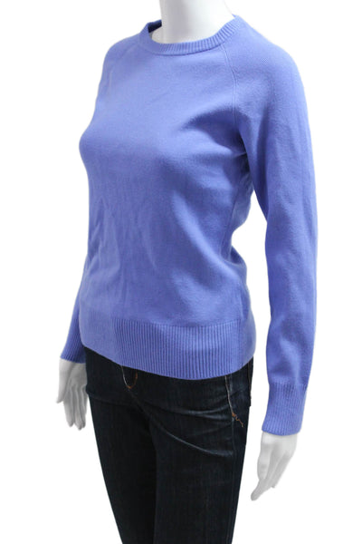 French Connection Women Blue Pullover Sweater Crew Neck Long Sleeve Size M