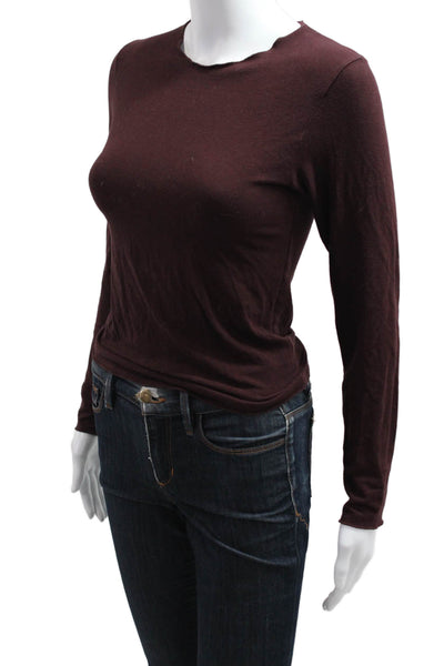 French Connection Women Blue Pullover Sweater Crew Neck Long Sleeve Size M