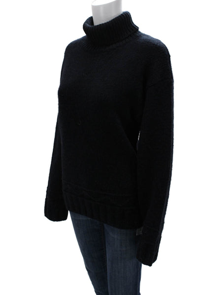 J.W. Anderson Unisex Black Turtleneck Pullover Sweater Wool Alpaca Size M