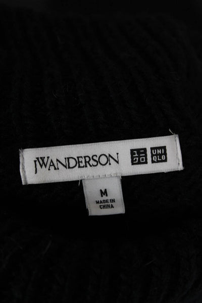 J.W. Anderson Unisex Black Turtleneck Pullover Sweater Wool Alpaca Size M