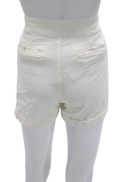 J Crew Unisex Chino White Shorts Size 4