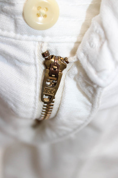 J Crew Unisex Chino White Shorts Size 4