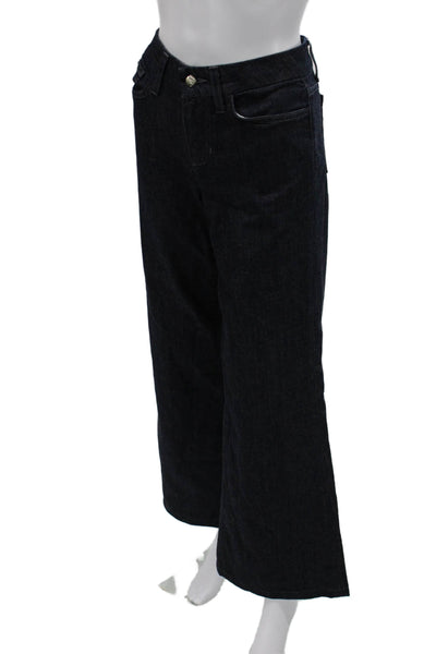 Joes Women Wide-Leg Dark Blue Jeans Size 29