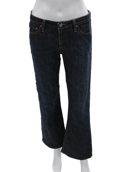 AG Womens Bootcut Jeans Dark Blue Mid Rise 27in 98% Cotton Size 29