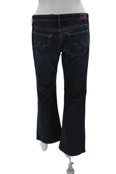 AG Womens Bootcut Jeans Dark Blue Mid Rise 27in 98% Cotton Size 29