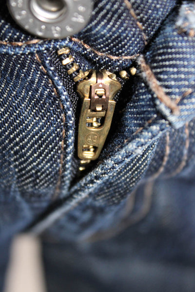 AG Womens Bootcut Jeans Dark Blue Mid Rise 27in 98% Cotton Size 29