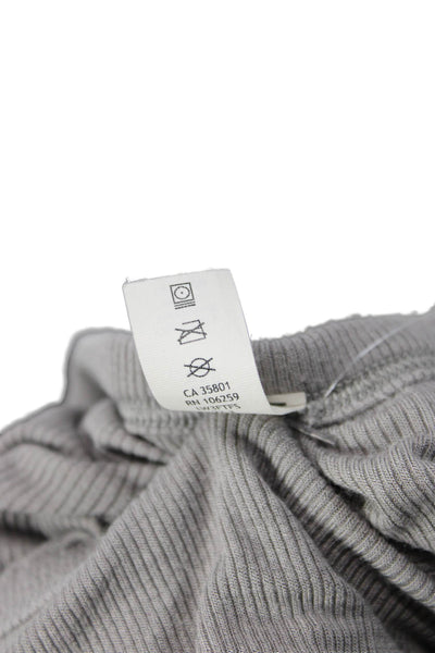 Lululemon Women Gray Basic Long Sleeve Crew Neck T-Shirt Size 10