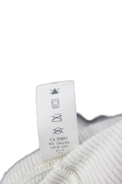 Lululemon Womens White Basic Long Sleeve Round Neck T-Shirt Size 10