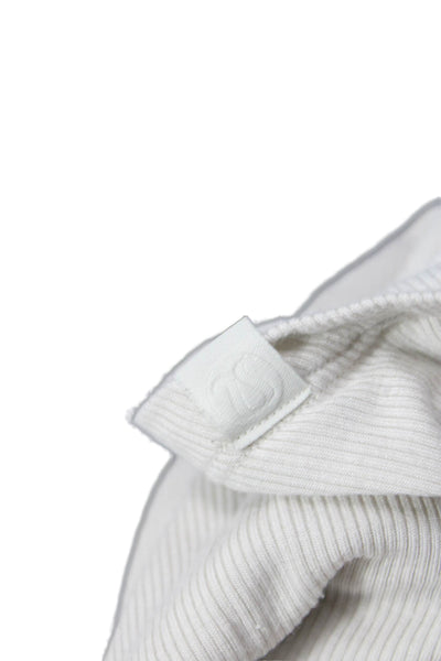 Lululemon Womens White Basic Long Sleeve Round Neck T-Shirt Size 10