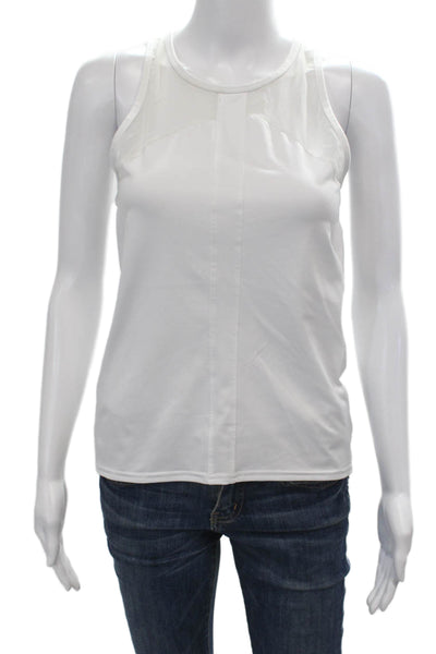 InPhorm Womens Basic Sleeveless White Tank Size S