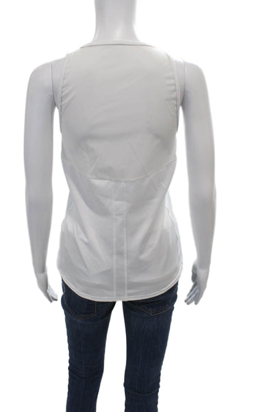 InPhorm Womens Basic Sleeveless White Tank Size S