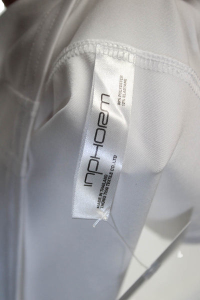 InPhorm Womens Basic Sleeveless White Tank Size S