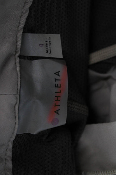 Athleta Women Beige Cargo Skort Mini Nylon Spandex Size 4