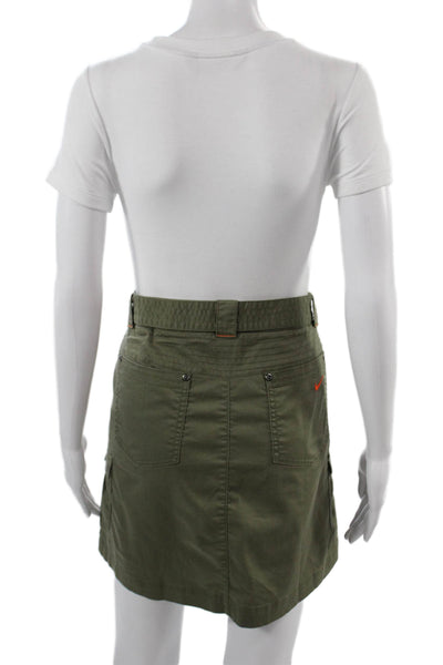 Nike Golf Women Cargo Mini Skort Green Size 6
