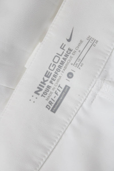 Nike Golf Women White Mini Skort Size 6 Petite