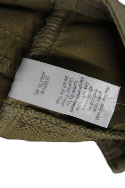 Athleta Womens Tan Mini Cargo Skort Size 6P