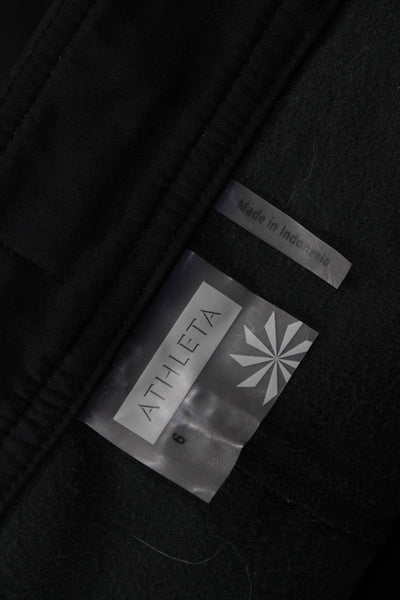 Athleta Womens Mini Skort Black Solid Size 6