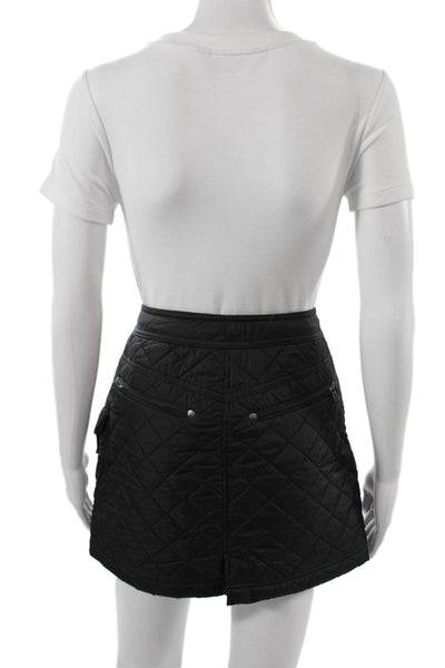 Athleta Womens Black Argyle Mini Cargo Skort Polyester Size 2