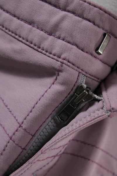 Athleta Womens Pink Cargo Mini Skort Cotton Solid Size 6P