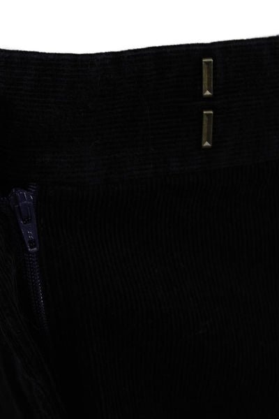 J Crew Women Black Mini Straight Pencil Skirt 100% Nylon Size 6