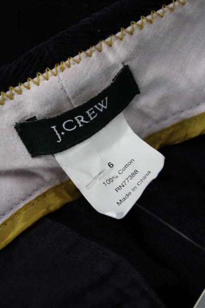 J Crew Women Black Mini Straight Pencil Skirt 100% Nylon Size 6