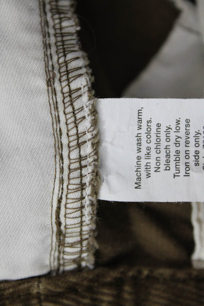 J Crew Womens A-Line Mini Skirt Brown Cotton Blend Size 6