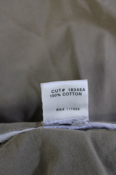 J Brand Mens Beige Cotton Chinos 33 Inseam Size 34