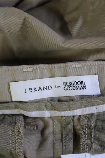 J Brand Mens Beige Cotton Chinos 33 Inseam Size 34