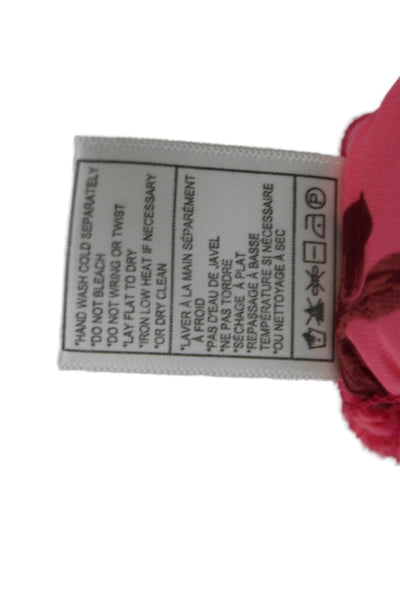 BB Dakota Womens Cropped Floral Blouse Pink Sleeveless Size XS