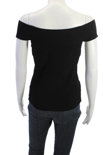 Milly Womens Sleeveless Black Top Viscose Classic Size S