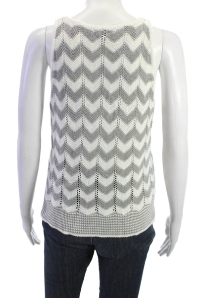 Cotton By Autumn Cashmere Women Black Geometric V-Neck Camisole Size S