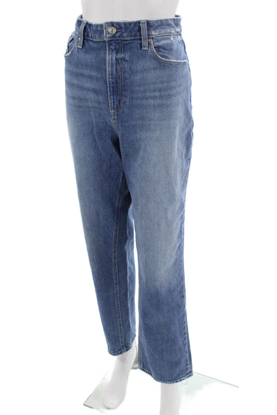 Paige Womens Mom High Rise Blue Jeans Size 31