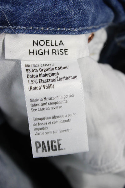Paige Womens Mom High Rise Blue Jeans Size 31