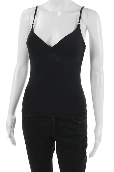 Cosabella Womens Black V-Neck Basic Camisole Sleeveless Size 3