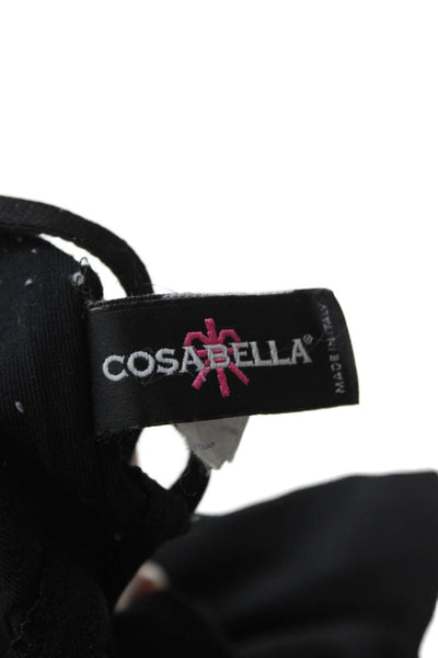 Cosabella Womens Black V-Neck Basic Camisole Sleeveless Size 3